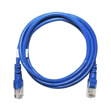 Imagem de Patch Cord Cat5e 100% Cobre 1,5m Homologado Anatel - Azul - Pier Telec