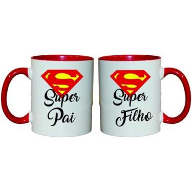 Imagem de Kit  Caneca Super Pai e Caneca Super Filho - Art Bell