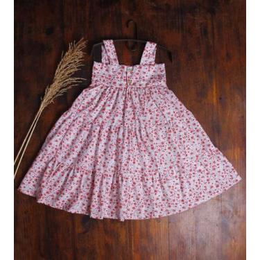 Imagem de Vestido de Roda - Curumim Dourado 