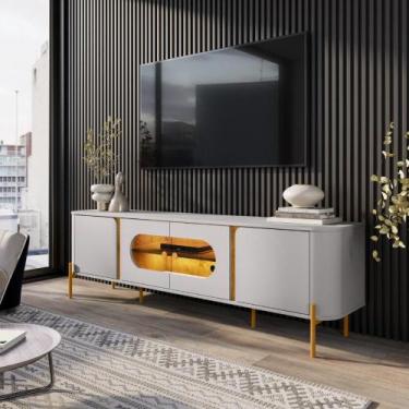 Imagem de Rack Para TV 75 Polegadas Navajo Off White Nature - CASA H