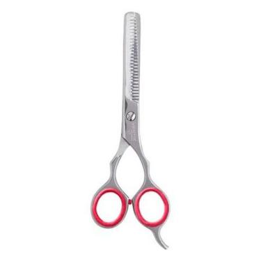 Imagem de Tesoura Vertix Red Circle Desbaste Duplo 6 - Vertix - 2357