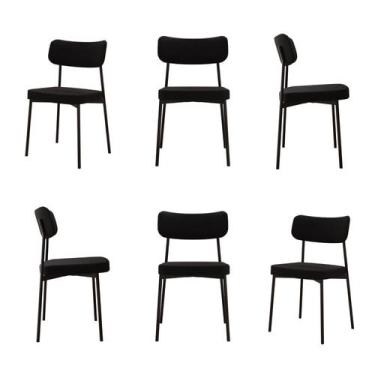 Imagem de Kit com 6 Cadeiras para Sala de Jantar Mona Yescasa