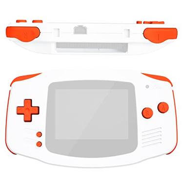 Imagem de eXtremeRate Conjunto completo de botões de substituição GBA laranja para Gameboy Advance - Console de jogos portátil não incluído