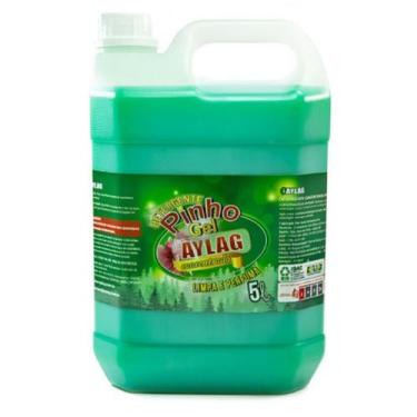 Imagem de Pinho Gel 5L (AYLAG) Desinfetante Gel Concentrado p/ Limpeza, Perfume 