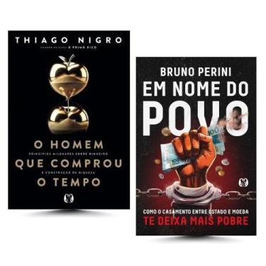Imagem de Kit Despertar Financeiro: O Homem que Comprou o Tempo + Em Nome do Pov