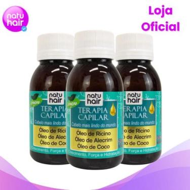 Imagem de Óleo Terapia Capilar Natuhair 60ml x3 un - Natuhair Cosméticos