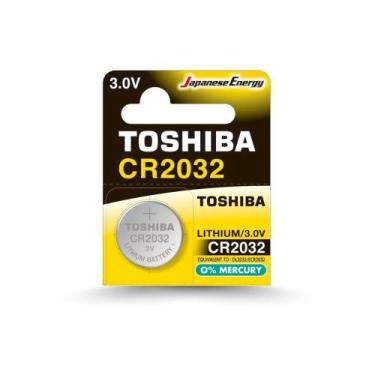Imagem de Pilha Moeda 2032 Toshiba Lithium 3V 1 Unidade - CR2032