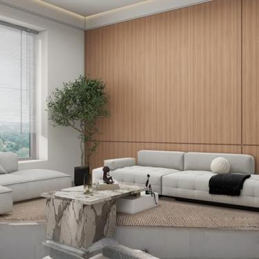 Imagem de Adesivo decorativo de papel de parede de grão de madeira autoadesivo de PVC espesso à prova d'água e anti-incrustante - Ginkgo Cloud Wood-40 * 500 cm