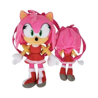 Imagem de Mochila Infantil De Pelúcia Sombra Preta, Personagem De Jogo Clássico,