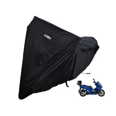 Imagem de Capa Moto Lycra Tecido Honda PCX 150 / 160 com Baú - Kahawai Capas