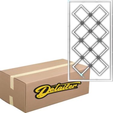 Imagem de Luminária Led 11 Losangos Com Moldura 220v Branco 6000k