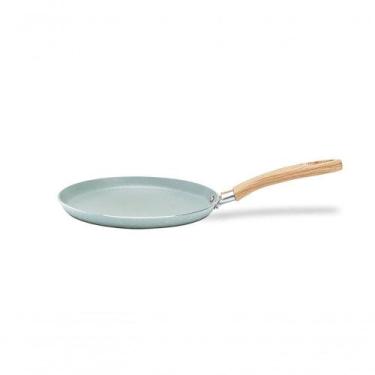 Imagem de Tapioqueira Panquequeira 22 Cm 500 Ml Cerâmico Antiaderente Verde Linh