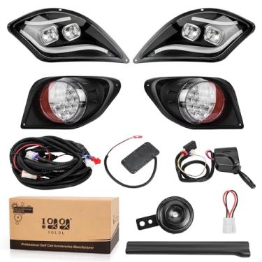 Imagem de 10L0L Kit de luz traseira de farol de luxo para carrinho de golfe Yamaha Drive 2, com lâmpada de corrida diurna farol alto e baixo pisca-pisca de freio