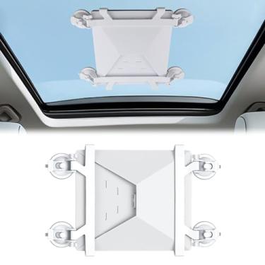 Imagem de Starlink Mini suporte de ventosa de teto solar branco Starlink Mini kit de montagem de ventosa segura para carros, janelas, teto solar, trailers, barcos - sucção forte para sinal de satélite estável