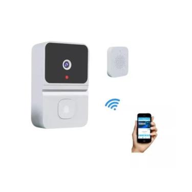 Imagem de Campainha Com Câmera De Vídeo Sem Fio Wifi Via App - X9