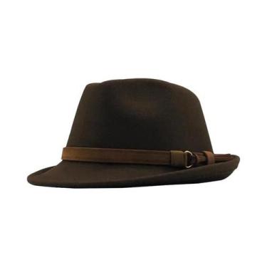 Imagem de Chapéu De Lã Jazz Vintage Feminino Outono Inverno Respirável Moda Casu