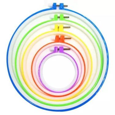 Imagem de Bastidores de Plástico P/ Bordado Ajustável - 5 TAMANHOS - berto impor