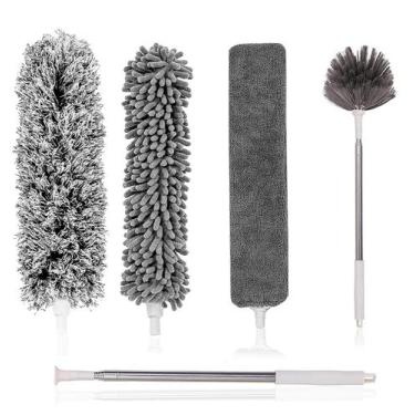 Imagem de Kit 5 em 1 de microfibra Feather Duster Tiumso com poste de 2,5 m