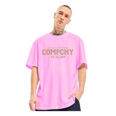 Imagem de Camiseta Oversized Unissex Treino Academia Maromba - FSL.CONF, Rosa, M