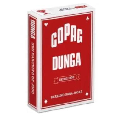 Imagem de Baralho Plástico Copag Dunga Naipe Convencional Vermelho 1Un