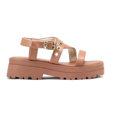 Imagem de Sandália Ramarim Plataforma Feminina Tratorada 2538201