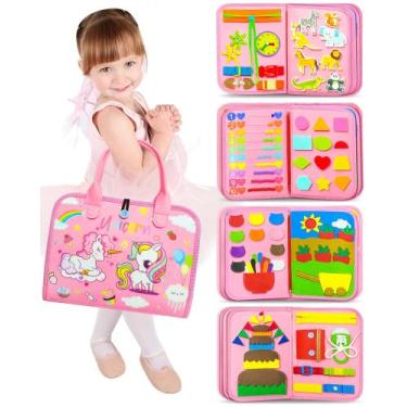 Imagem de Brinquedos Montessori Busy Board Exorany para crianças de 1 a 4 anos