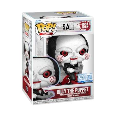 Imagem de Funko Pop! Filmes – Saw: Billy The Puppet Nº1824 | Plus Edition | Figura de vinil colecionável terror | FS