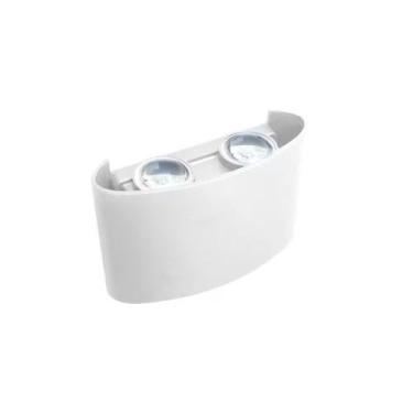 Imagem de Arandela Meia Lua 4 Fachos Branca Led 4W 6500K Bivolt 12,5cm - PARIS L