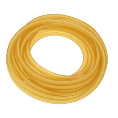Imagem de PATIKIL Tubo de borracha de 6 m, 1/8" (3 mm) ID 5/16" (8 mm) OD Tubo de borracha de látex natural de vinil Sling Shot Tubo elástico Mangueira macia para exercícios de alongamento laboratório mangueira