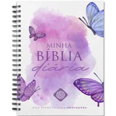 Imagem de Bíblia Sagrada Anote  Minha Bíblia Diária  Espaço para Anotações  Espi