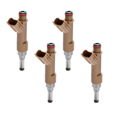 Imagem de Injetor de combustível compatível com Toyota Corolla 1.8L 2009-2018, Matrix 1.8L 2009-2013, Scion xD 1.8L 2008-2009 Substitui 23250-0T010 23250-0T020 23209-391455 23200 9-09140 FJ1068 Conjunto de 4
