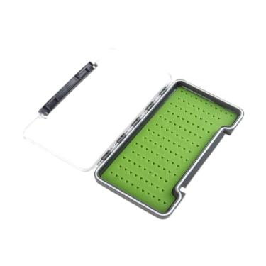 Imagem de Fenteer Caixa de pesca com mosca à prova d'água, tampa transparente, equipamento, estojo à prova d'água, a, L