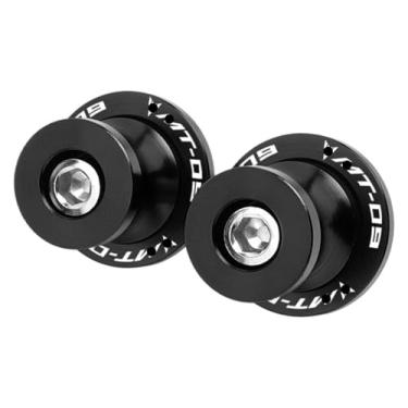 Imagem de BYYINGSUS Parafusos de suporte deslizantes de bobinas de braço oscilante de 6 mm acessórios de motocicleta compatíveis com Y&AMAHA MT03 MT09 MT10 MT 03 09 10 Mt03 Mt09 Mt10 (preto Mt09)