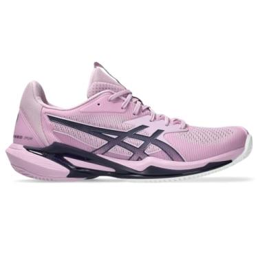 Imagem de ASICS Tênis feminino Solution Speed FlyteFoam 3 Clay, Luz Ube/Neblina índigo, 37