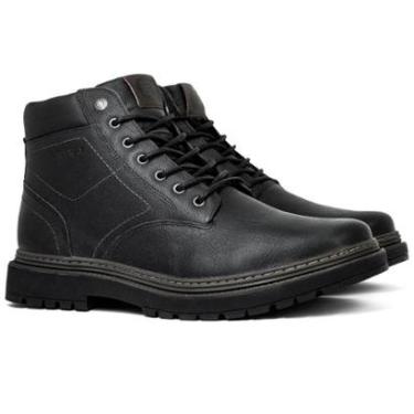 Imagem de Bota Masculina Freeway Casual Rústico Couro Legítimo Costurado Cano Médio JACK03-Masculino