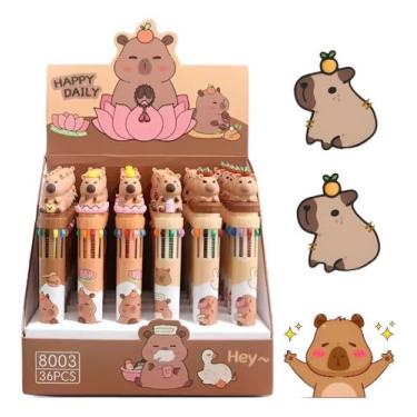 Imagem de Caixa Box Canetas Capybara Capivara Atacado Revenda - Shop da Cris
