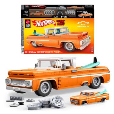 Imagem de Hot Wheels Brick Shop Elite Carro Chevy de 1962 - Mattel