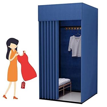 Imagem de Vestiário portátil, sala de montagem móvel, vestiário temporário de shopping de escritório, melhor proteção de privacidade móvel, fácil de montar e desmontar barraca de privacidade, para escritório ao