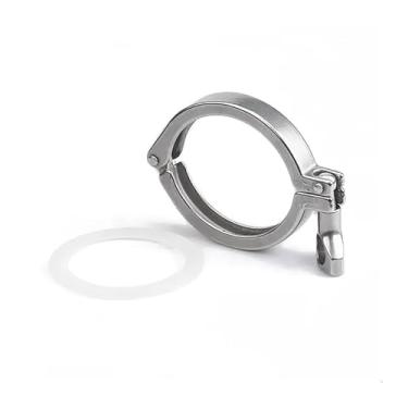 Imagem de 6" (154 mm) OD167mm Tri Clamp Aço Inoxidável 304 Tipo Médio Flange de Virola, Adequado para Cerveja Doméstica