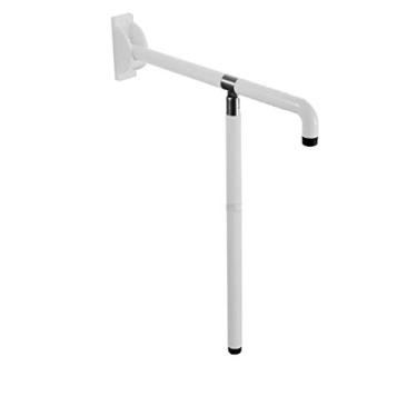 Imagem de Barras de apoio, suporte de segurança, trilhos de mão portáteis para vaso sanitário em forma de T, suporte de parede de nylon, toalheiro de aço inoxidável, alça antiderrapante para chuveiro, estrutura