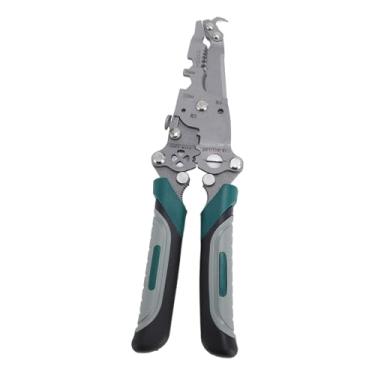 Imagem de Descascador de fios Cortador de fios Crimper profissional multifuncional 18 em 1 Alicate de descascamento de fios dobrável para eletricistas Entusiastas de DIY Cr Vanadium Steel