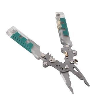 Imagem de Asixxsix Descascador de Fio 20 Em 1, Ferramenta de Alicate Dobrável de Teste Elétrico Multifuncional Com Testador de Tensão para Descascar Fios de Corte e Crimpagem de 0,8 Mm a 2,6 Mm,