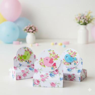 Imagem de Kit Porta Bis Jardim Passarinho 50 Itens Lembrancinha Aniversário