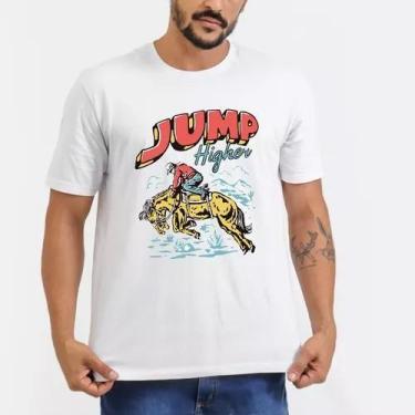 Imagem de Camiseta Masculina Básica - Cowboy e Rodeio em Algodão - Loja Dinka, 2