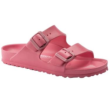 Imagem de Birkenstock Sand lia unissex Arizona Essentials Coral EVA, Coral, 7-7.5 Narrow Women/5-5.5 Narrow Men