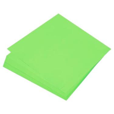 Imagem de 50 folhas de papel origami dupla face 8 x 8 polegadas (20 x 20 cm) folha quadrada para projetos de arte, iniciantes, decoração de presentes, verde grama