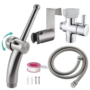 Imagem de Conjunto de pulverizador de bidê portátil BARROCK com válvula de latão