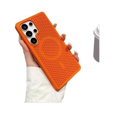 Imagem de Capa Luxuosa Para Samsung S25 S24 S23FE S22 Ultra plus Com Dissipação 