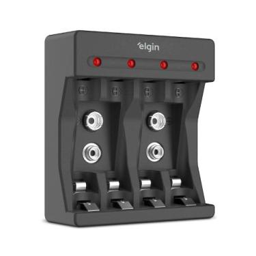 Imagem de Carregador de Pilhas e Baterias USB C/2 Pilhas AA - Elgin