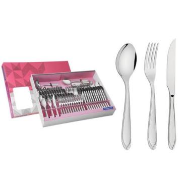 Imagem de Faqueiro Tramontina Laguna Aço Inox 91 Pçs Alto Brilho